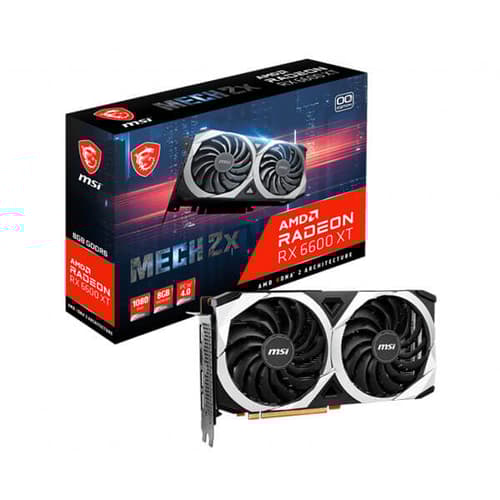 MSI RX 6600 XT Mech 2X OC 8GB Graphics Card